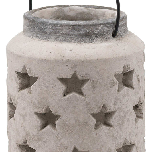 Bloomville Stone Star Lantern Large